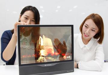LG Display показала гибкий и прозрачный 18-дюймовые дисплеи OLED